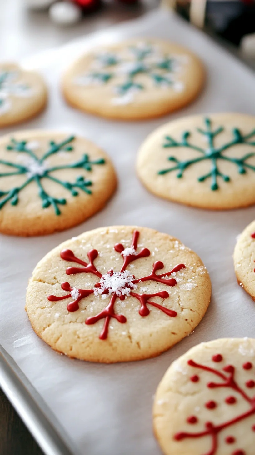 Sweet Festive Delights: Irresistible Snowflake Cookies!