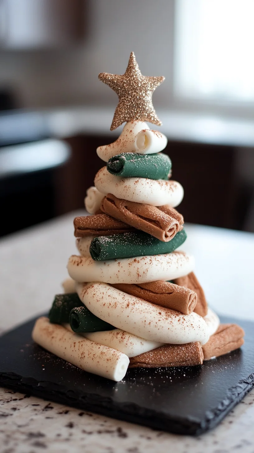 Sweet Holiday Delight: Festive Meringue Tree Recipe