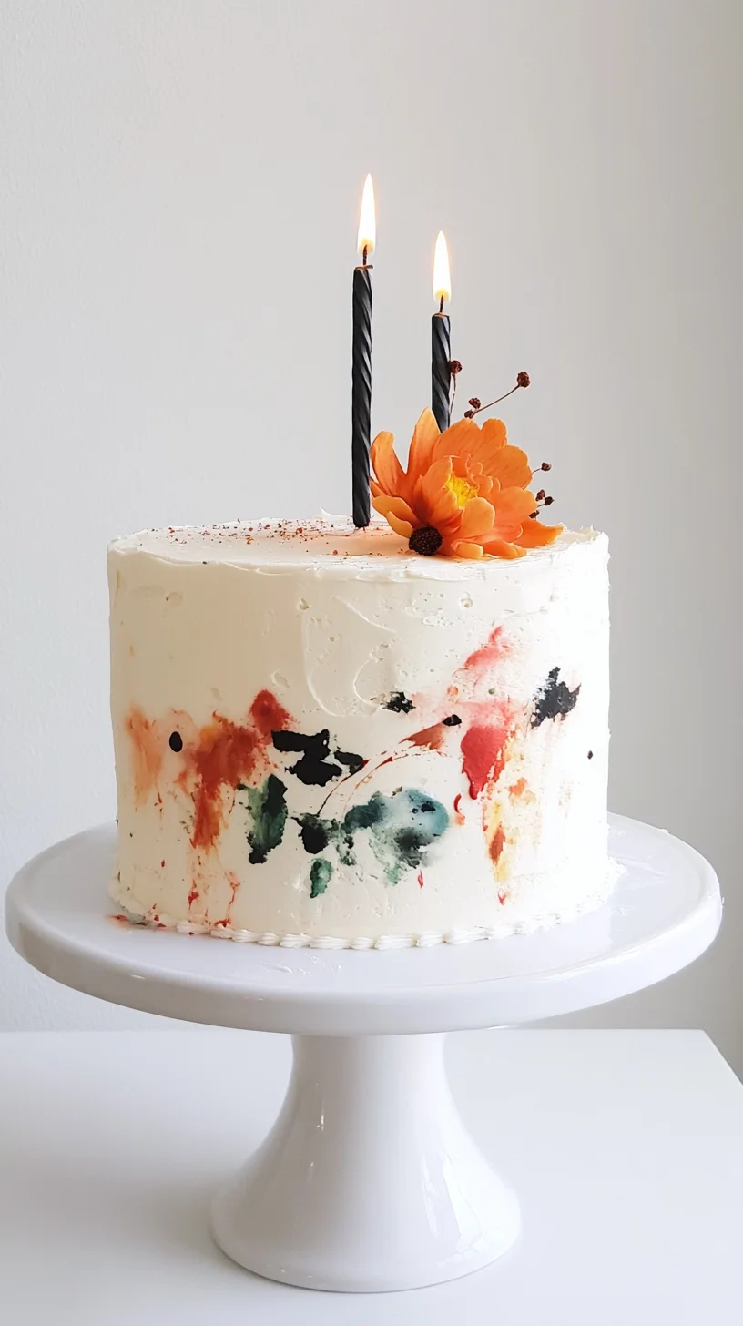 Sweet Indulgence: A Decadent Vanilla Buttercream Cake!