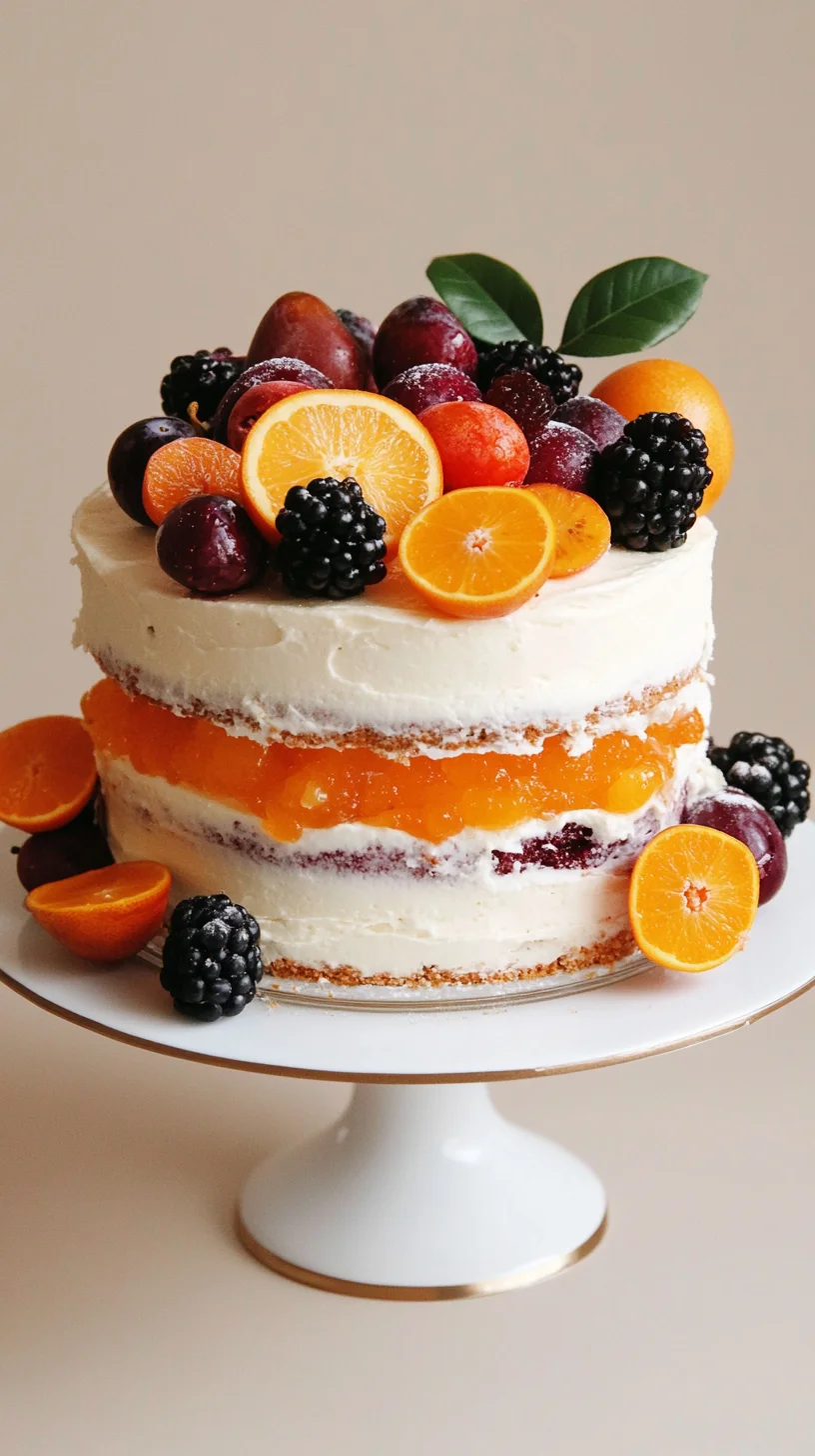 Sweet Sensation: Fruity Bliss Cake for Your Dessert Table!