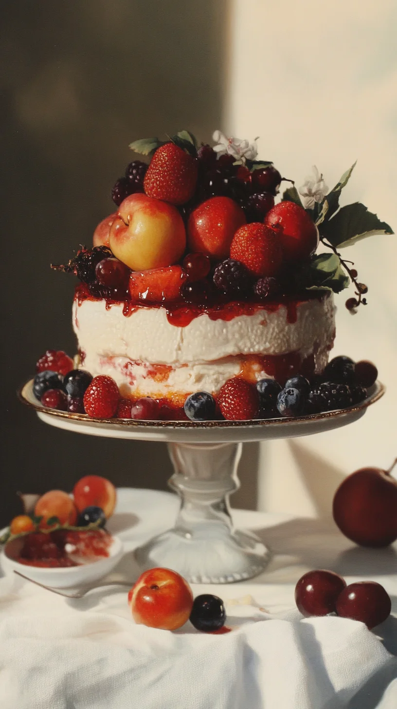 Sweet Symphony: A Delightful Layered Fruit Cake