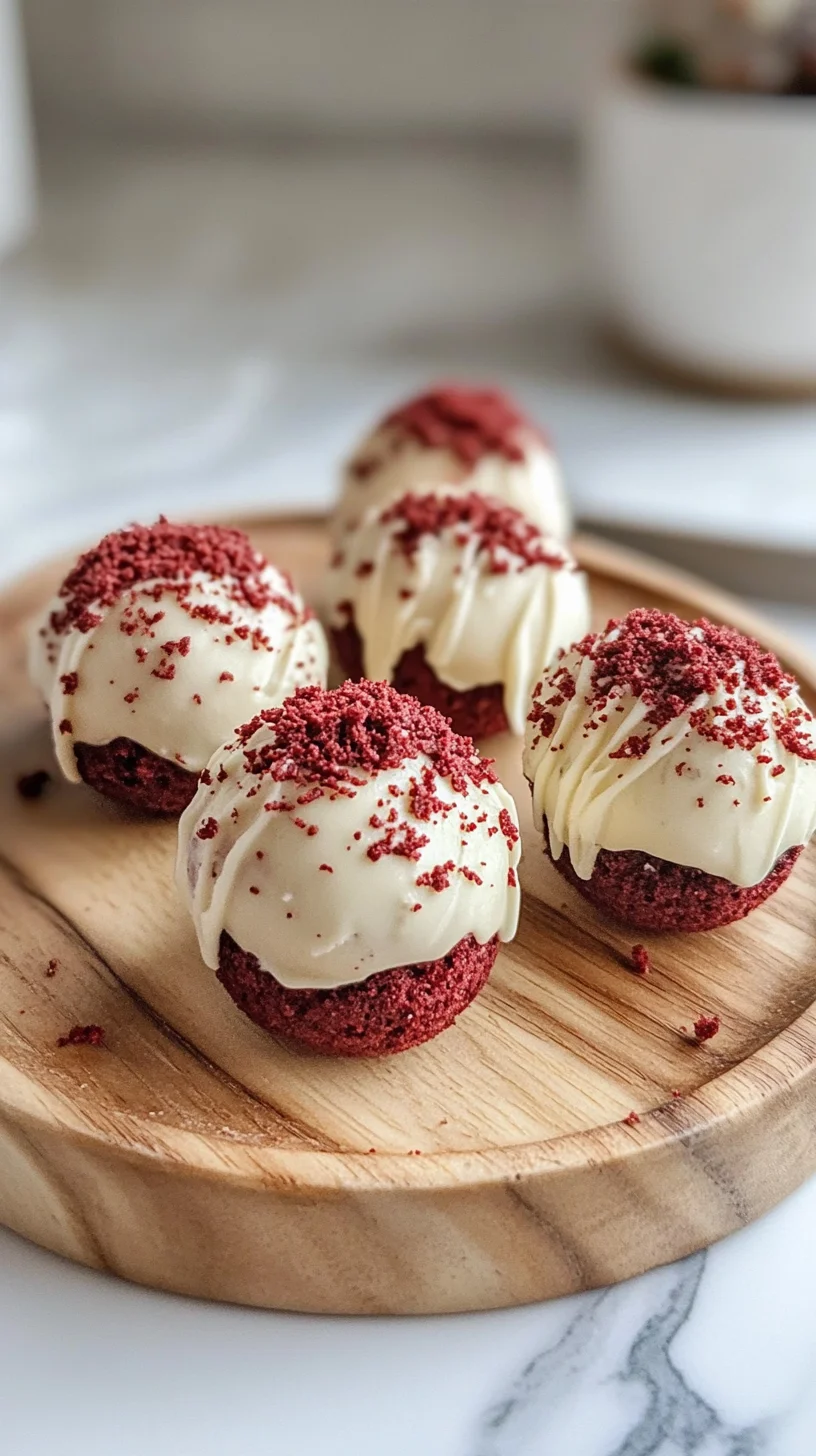 Sweeten Your Day with Decadent Red Velvet Cake Balls!