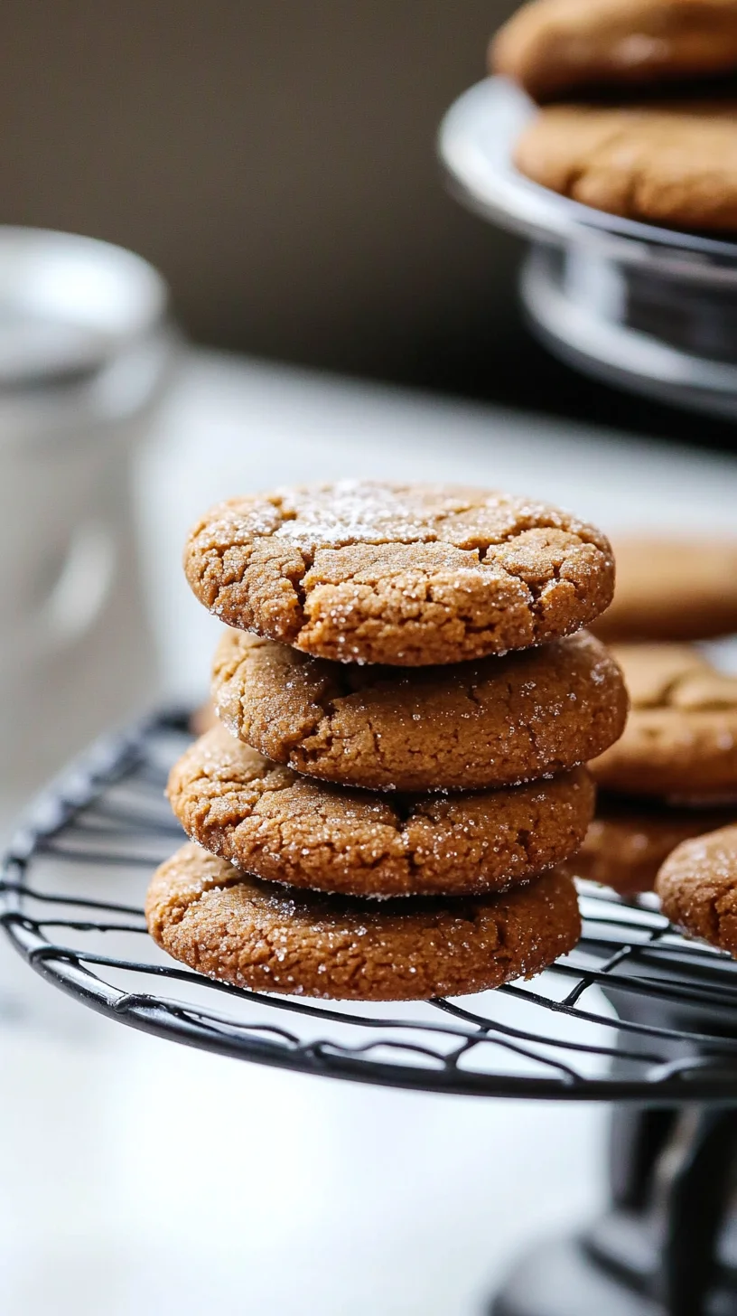 Sweeten Your Day with Irresistible Ginger Molasses Cookies!