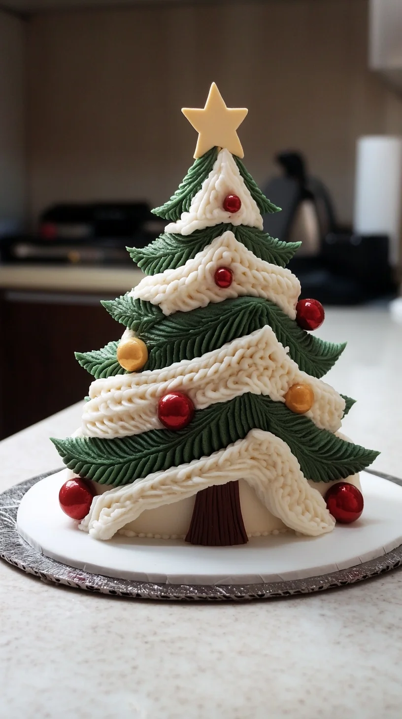 Sweeten Your Holidays with a Festive Christmas Tree Cake!