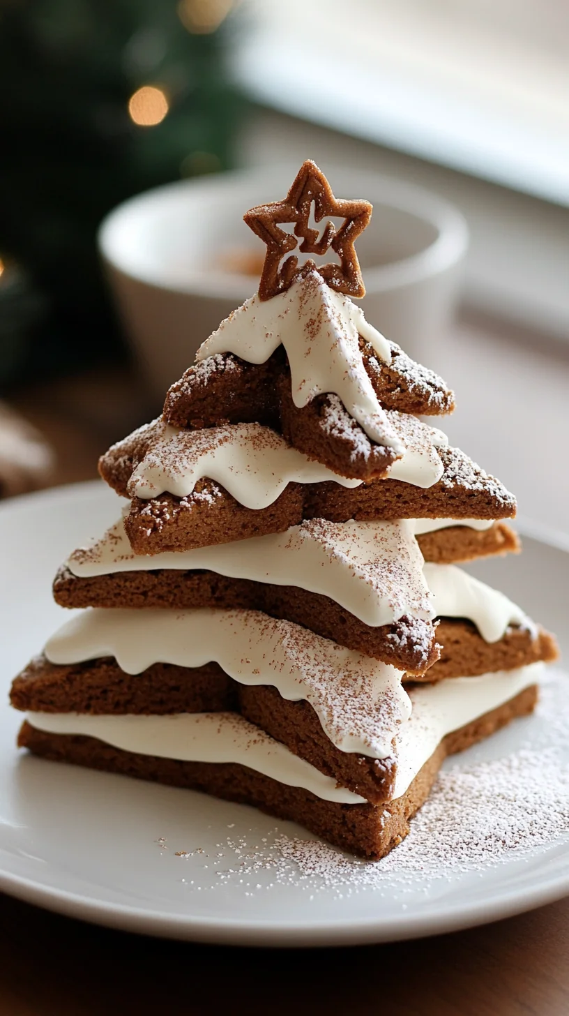 Sweeten Your Holidays with a Festive Gingerbread Tree!