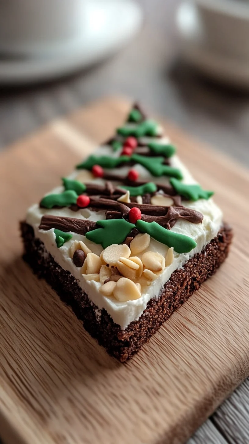 Sweeten Your Holidays with Festive Christmas Tree Brownies!