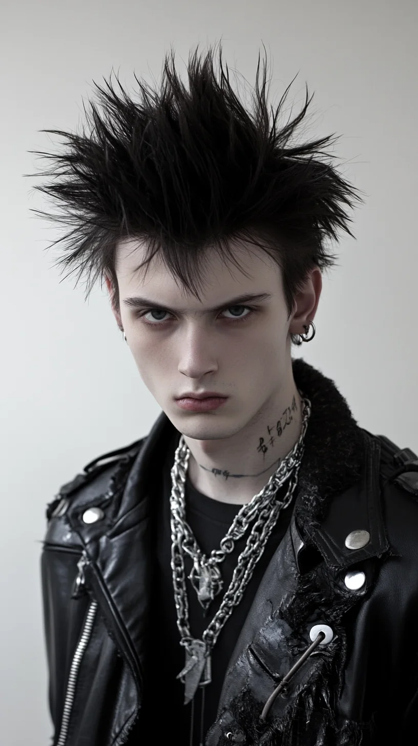 The Edgy Spiked Hairstyle: Bold and Unforgettable for the Daring Individual