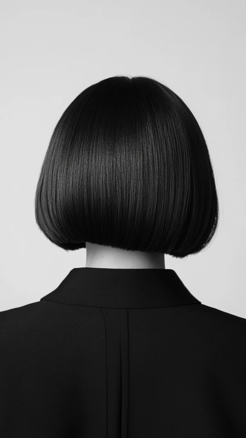 Timeless Chic: The Sleek Blunt Bob That Exudes Elegance