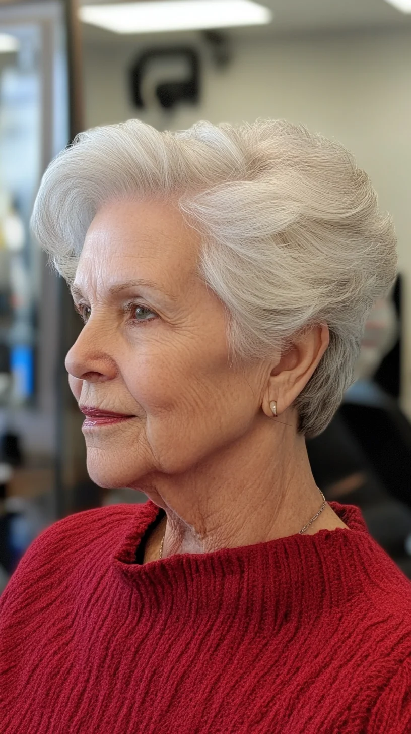 Timeless Elegance: The Classic Layered Volumized Bob for Graceful Aging