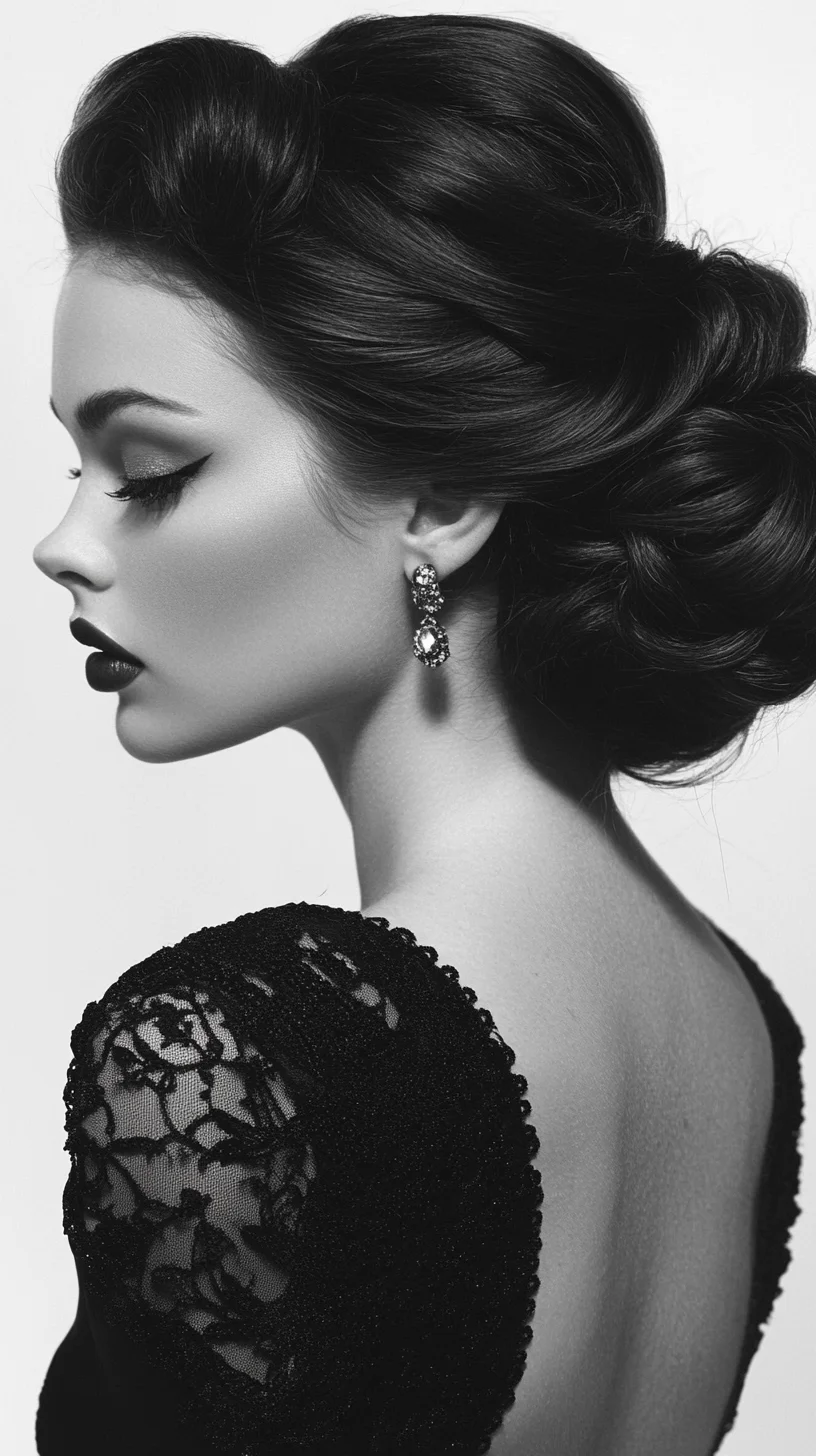 Timeless Elegance: The Classic Vintage Updo with a Modern Twist