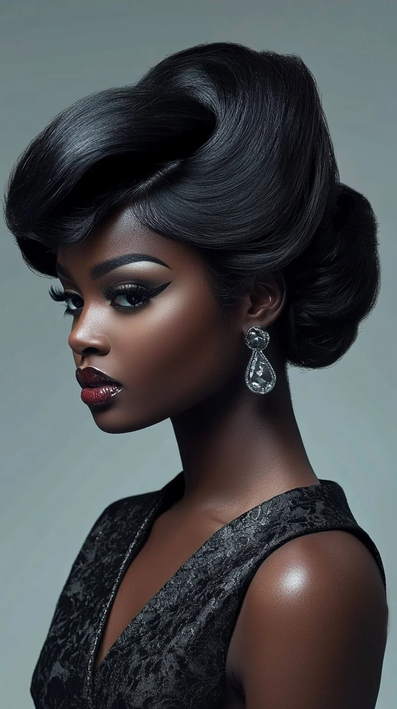 Timeless Elegance: The Sophisticated Vintage Updo for Modern Glam