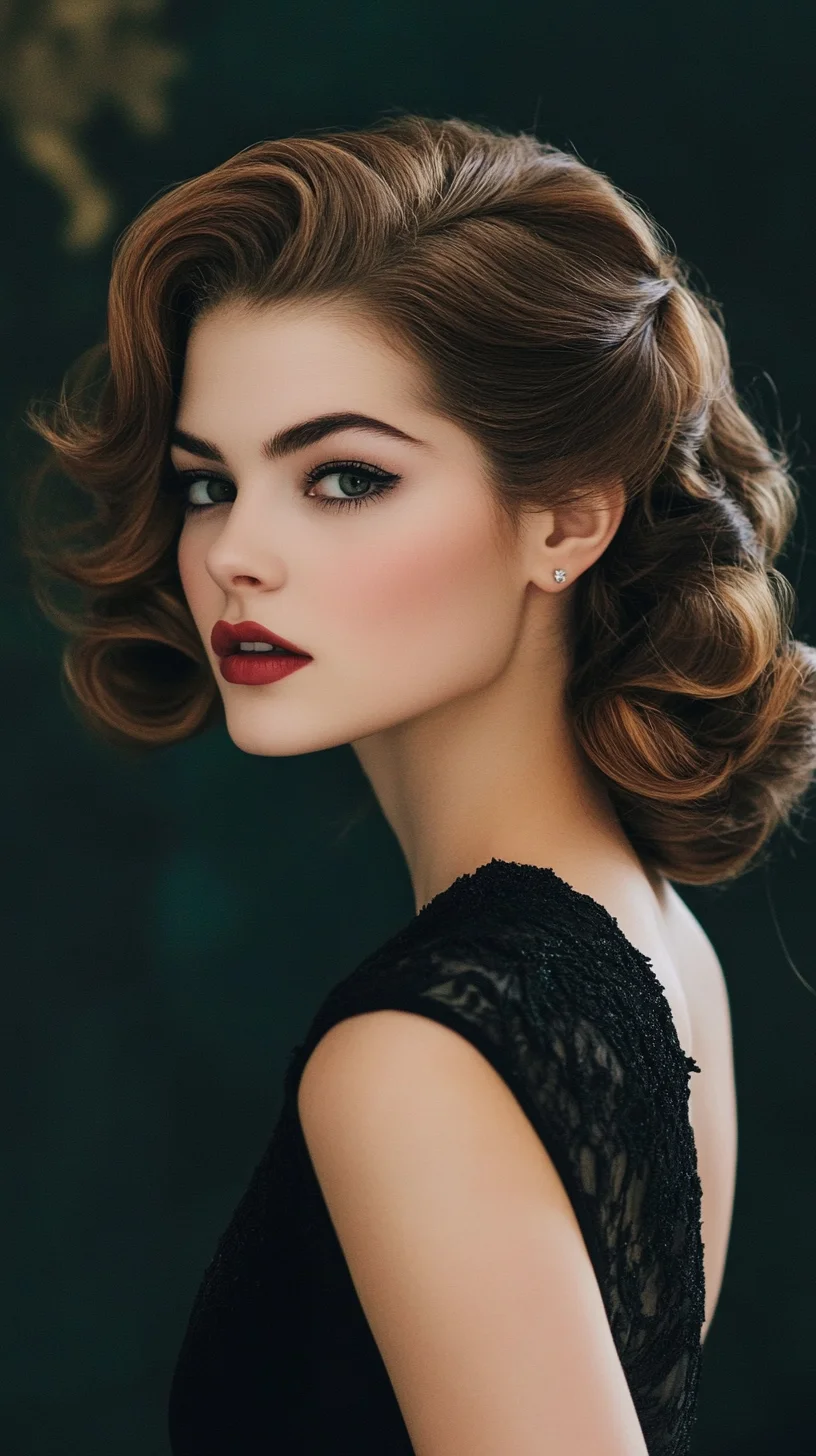 Timeless Vintage Glam: The Perfect Retro Waves for Effortless Elegance