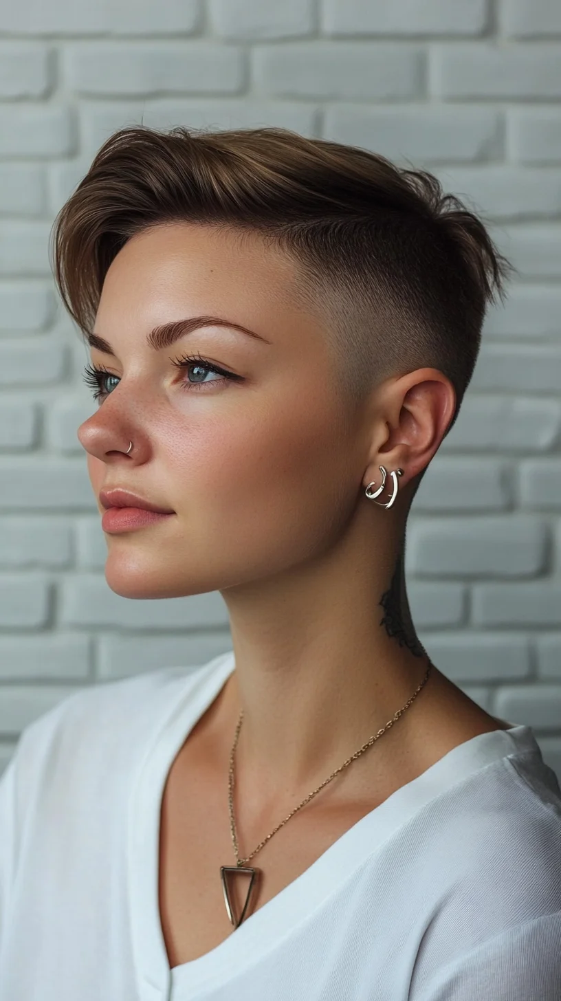 Trendy Asymmetrical Undercut: Bold, Chic, and Effortlessly Stylish!