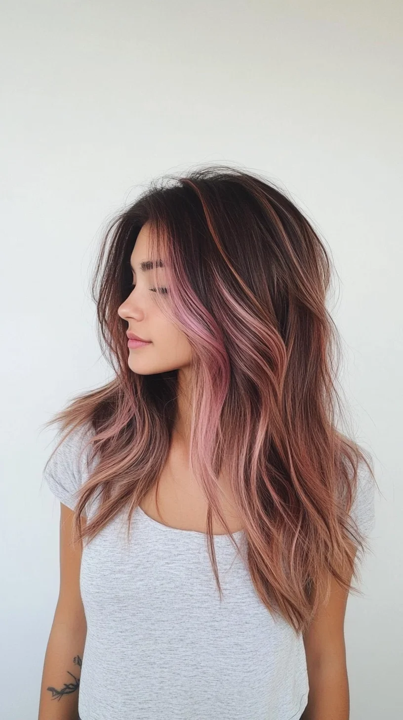 Unlock Your Wild Side: Effortless Waves with a Pop of Pink