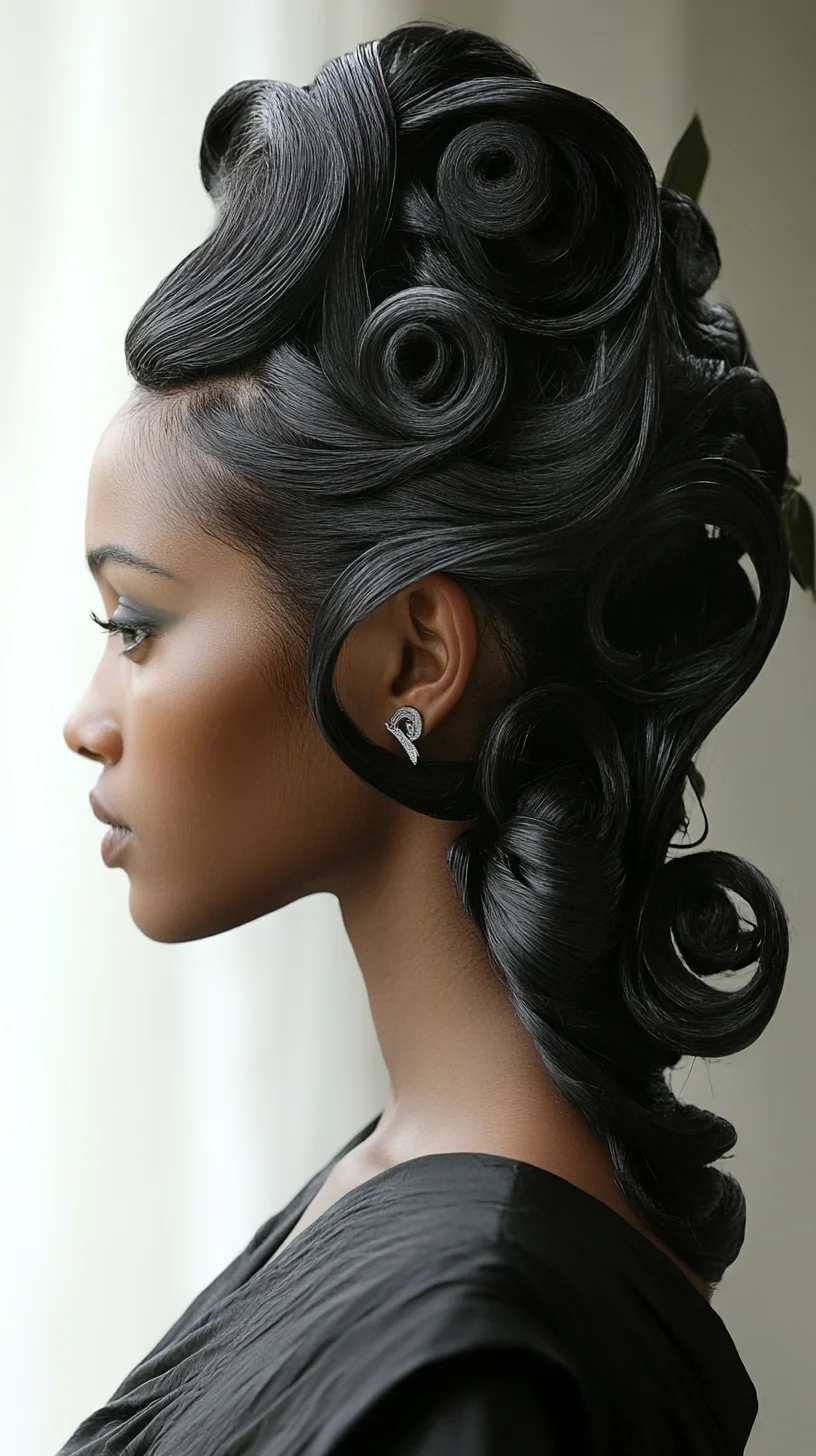 Vintage Glamour: The Timeless Elegance of Sculpted Curls