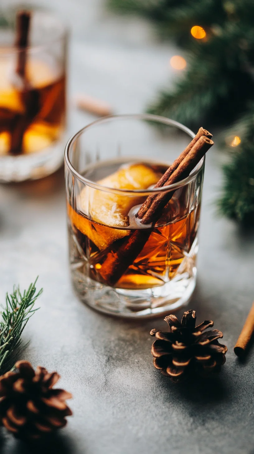 Warm Up This Winter with Spiced Orange Cinnamon Whiskey Cocktail!