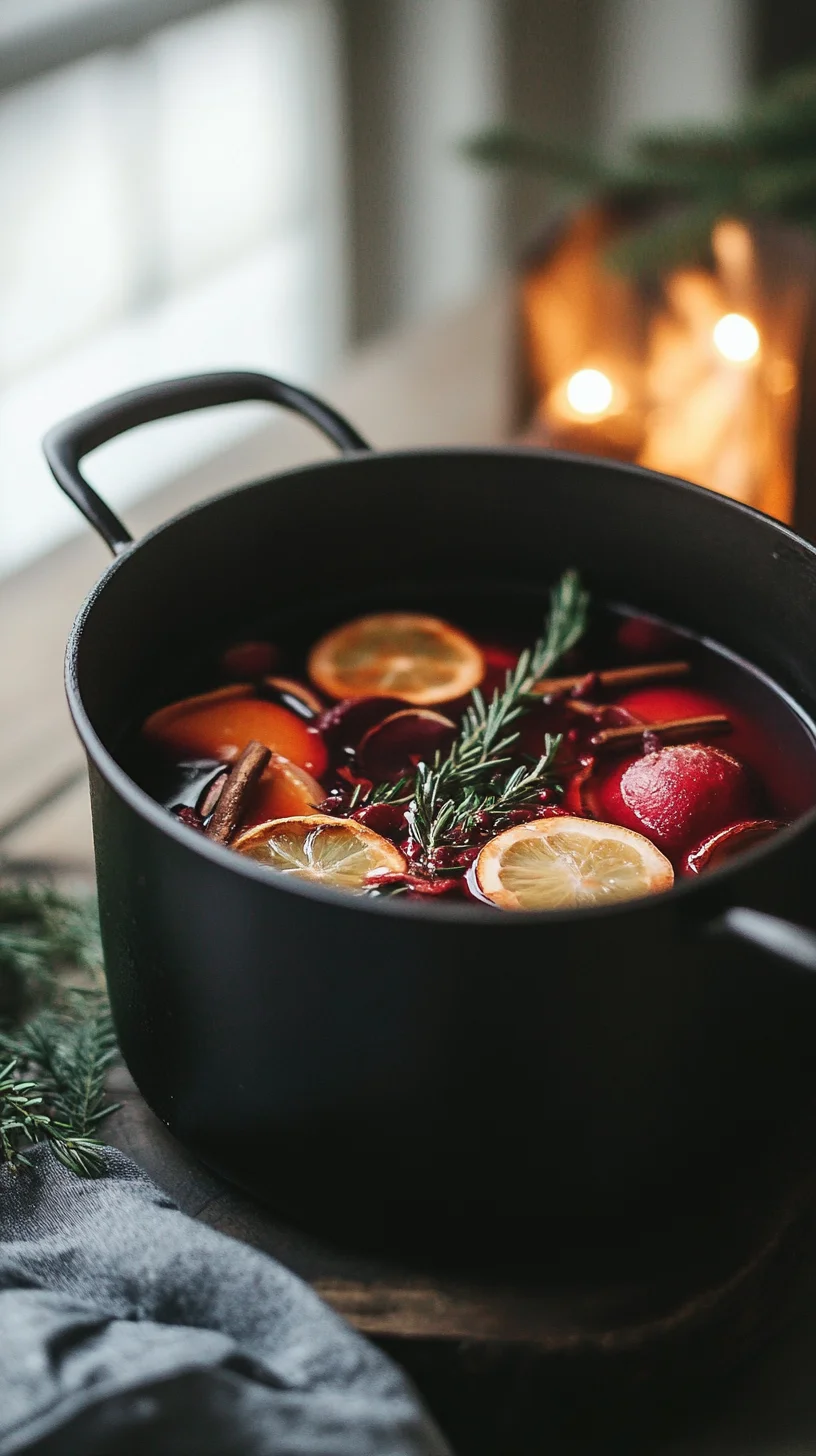 Warm Up with Cozy Winter Spiced Mulled Wine!