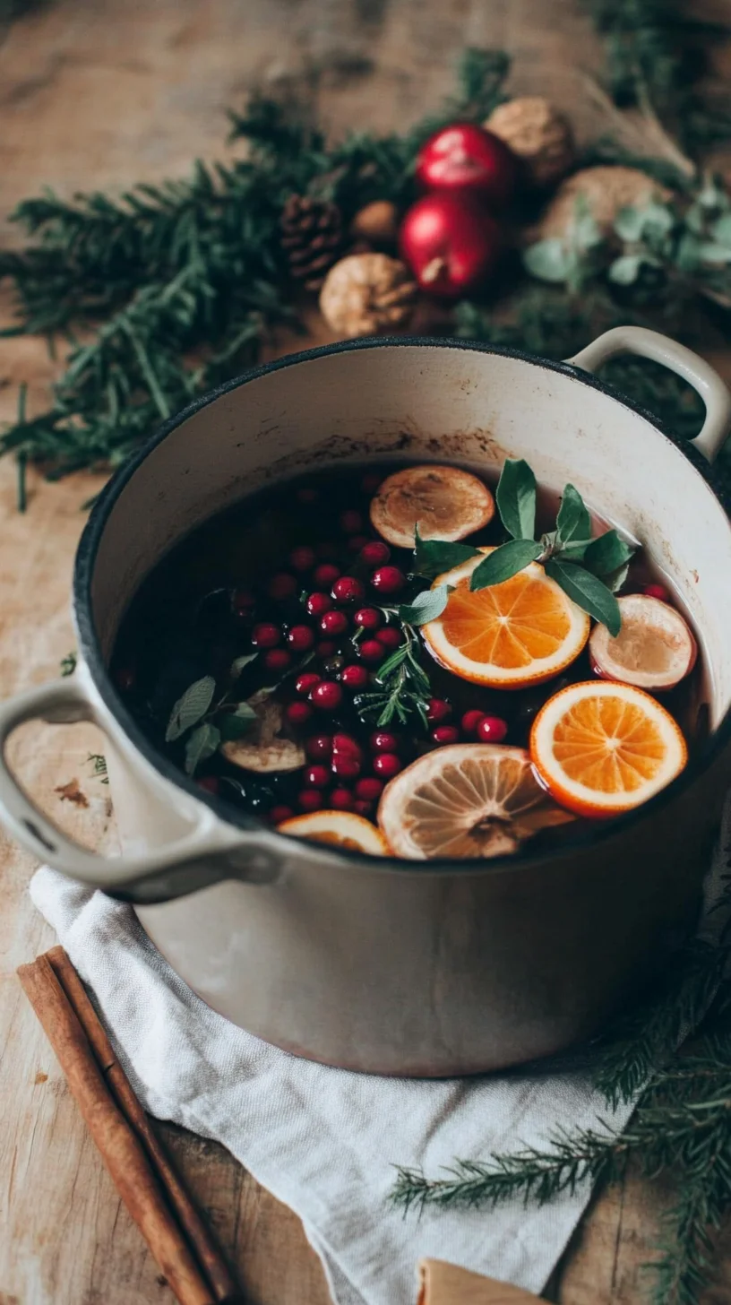 Warm Up Your Holidays: Festive Spiced Citrus Simmering Pot