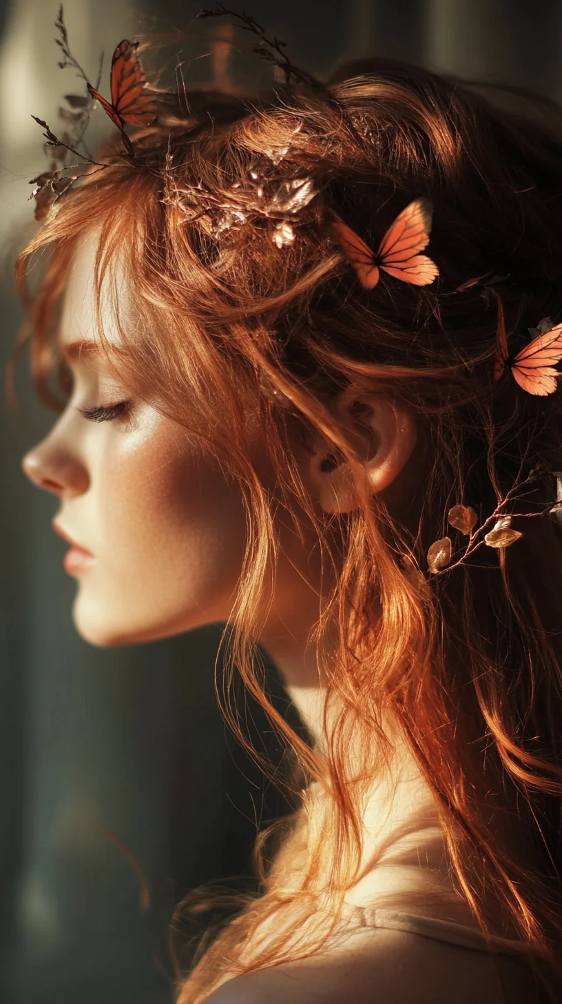 Whimsical Elegance: The Floral Fantasy Hairstyle