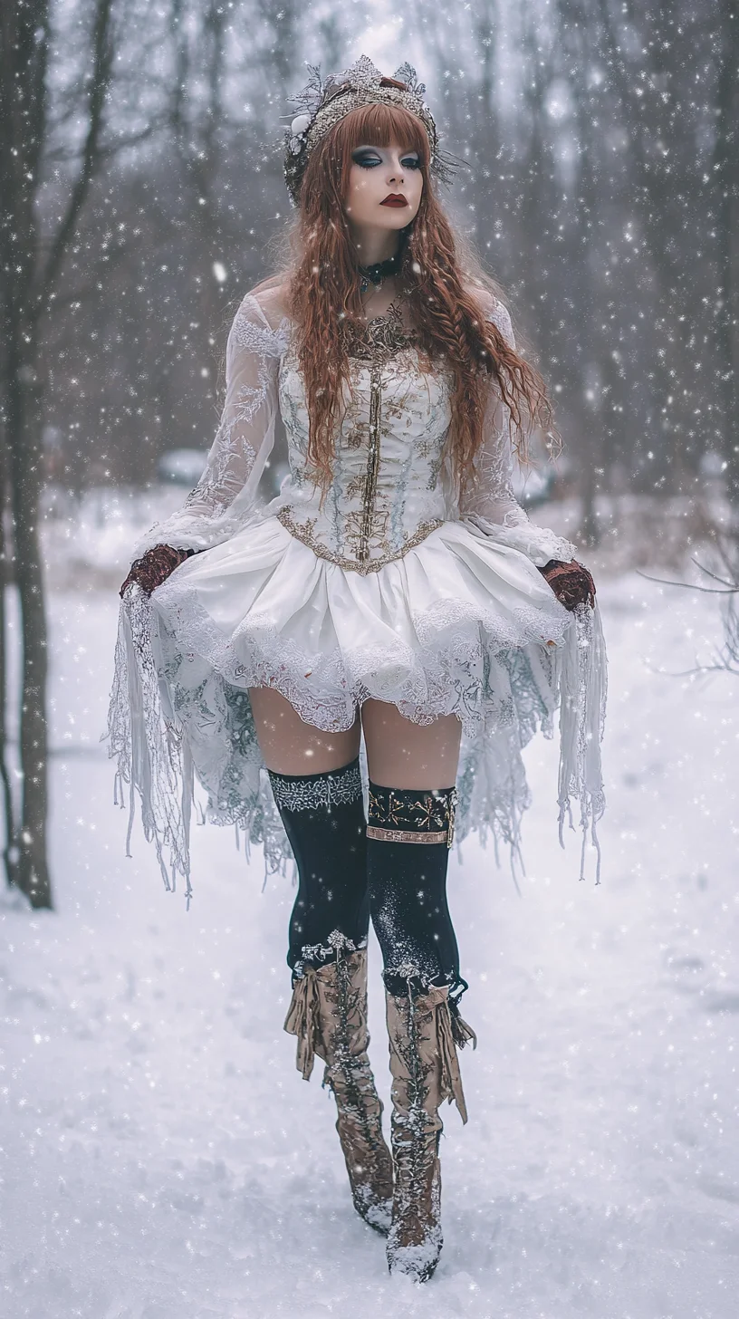 Whimsical Winter Wonderland: Enchanting Layers for a Frosty Fairytale Look