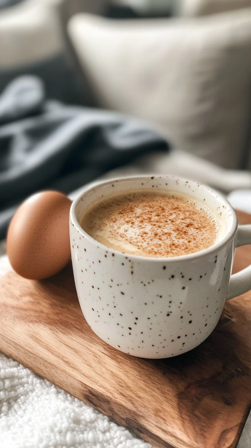 Whip Up a Cozy Cinnamon Egg Coffee in Minutes!