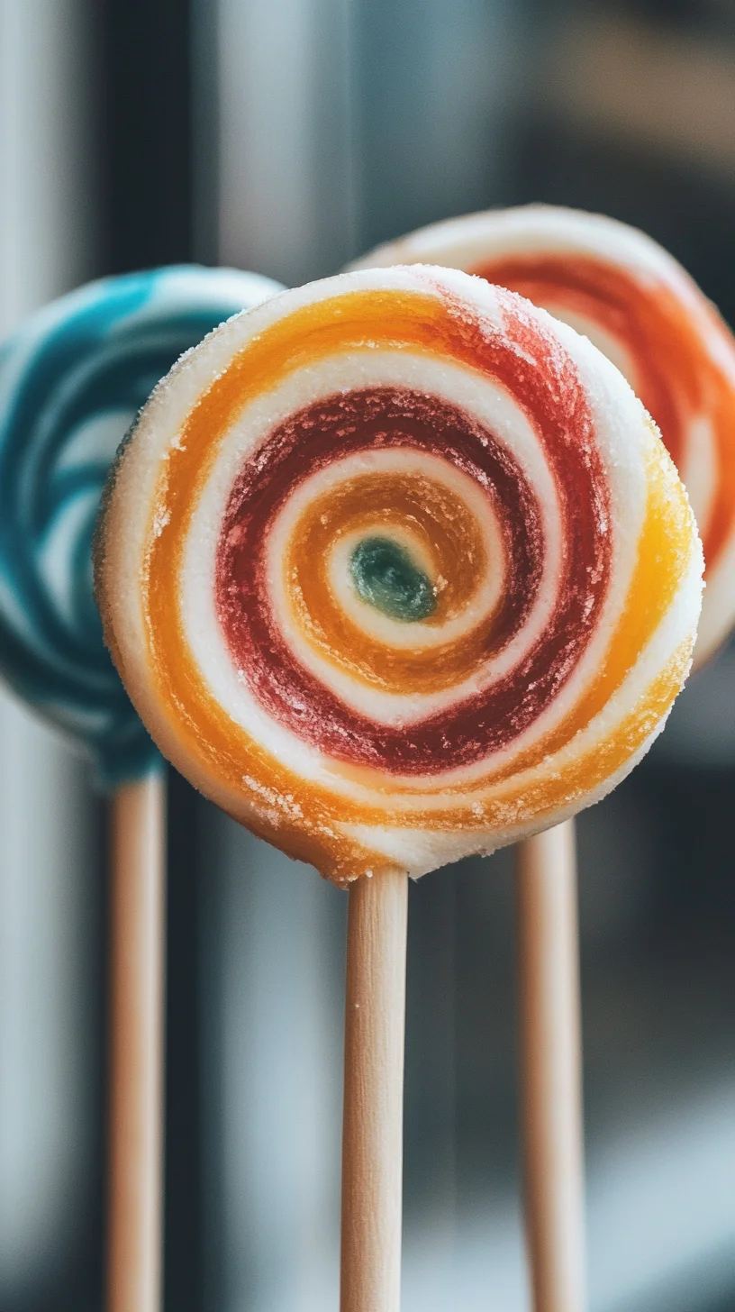 Whirl into Sweetness: Colorful Swirl Lollipops That Dazzle!