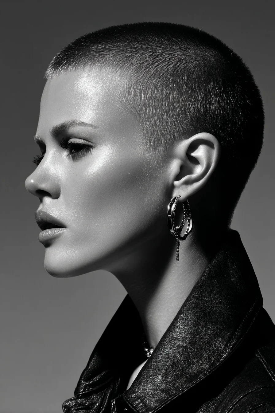 Classic Close-Cropped Buzz Cut — Short Clipper Cut for All Hair Types