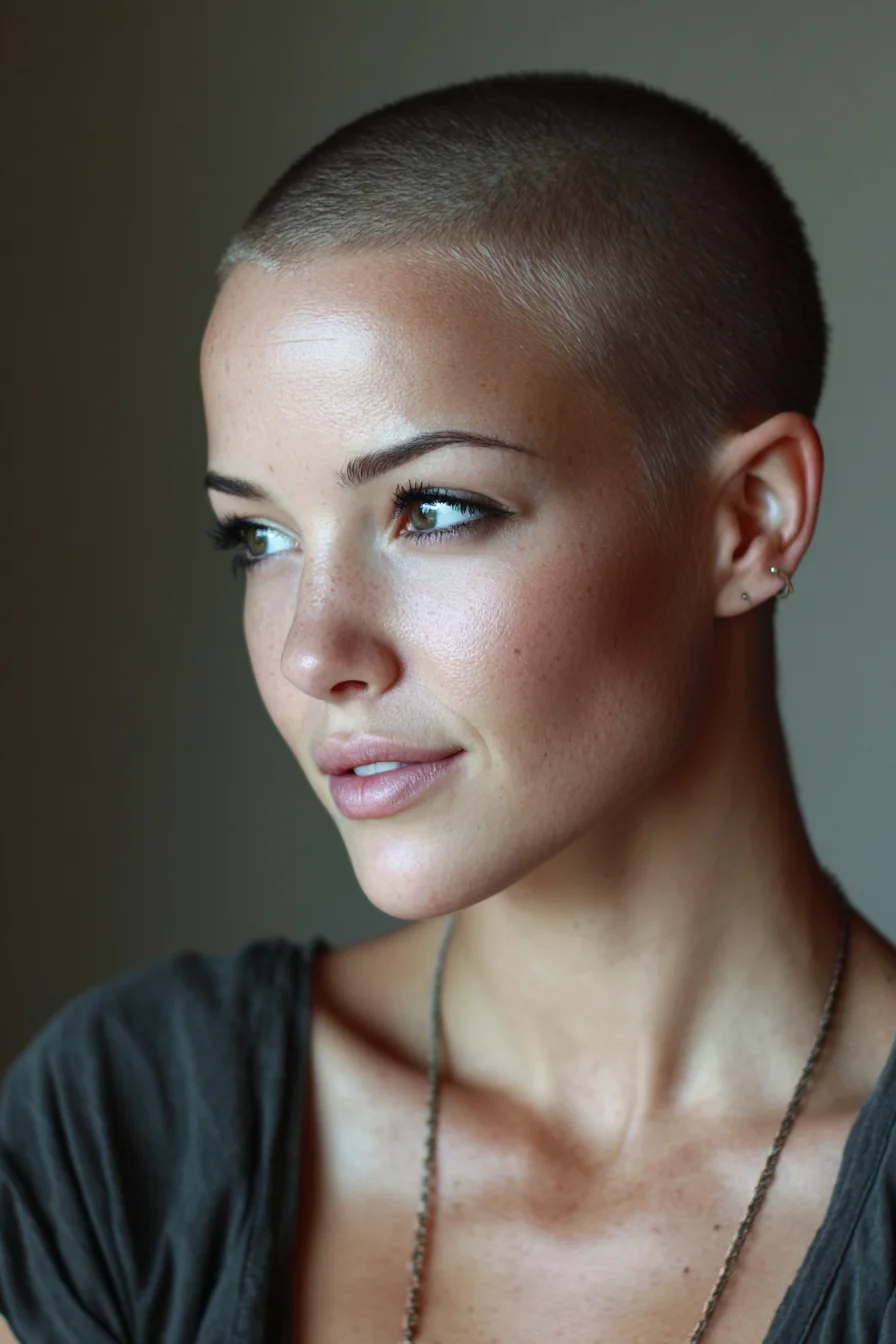 Close-Crop Buzz Cut (Shaved Pixie) — Clean, Low-Maintenance Short Style
