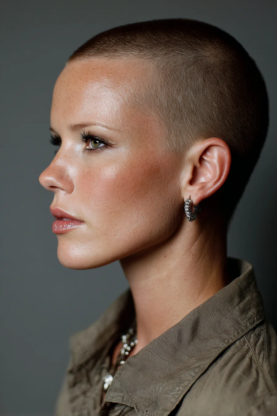 Short Buzz Cut — Close‑Cropped Clipper Cut for Women