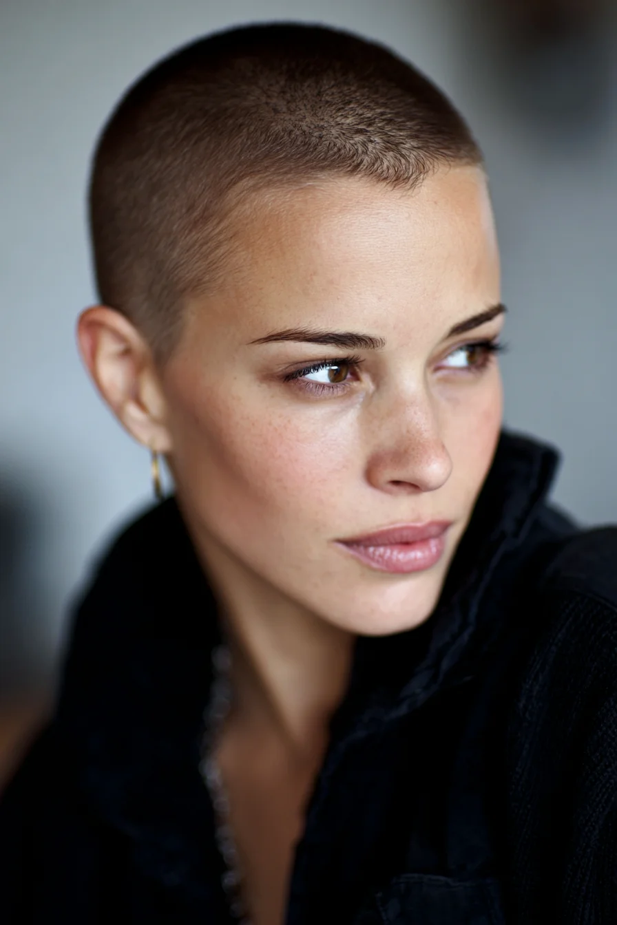 Short Buzz Cut (Skin to 1/8) — Clean, Low-Maintenance Clipper Cut