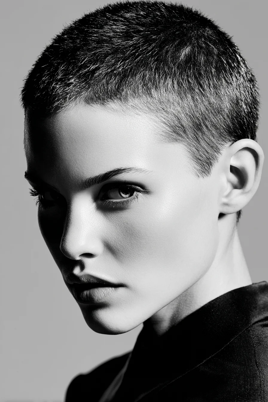 Textured Buzz Cut — Short Clipper Crop with Soft Taper