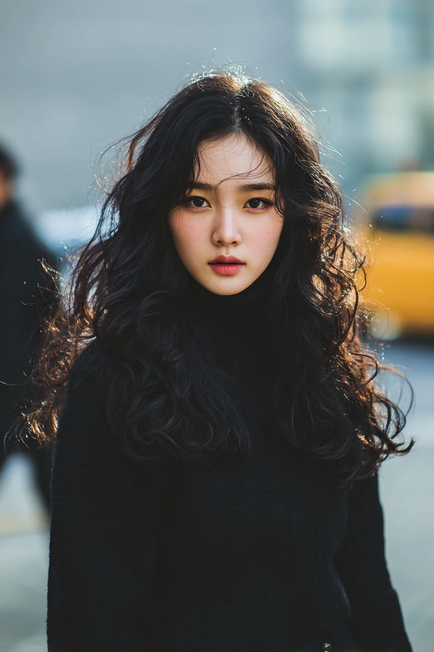 Voluminous Face‑Framing Layers with Loose Salon Curls