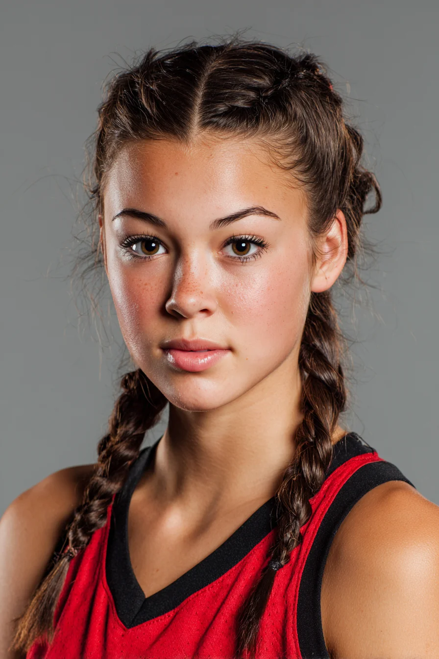 Double Dutch Braids — Sporty Two-Row Braids for Medium to Thick Hair