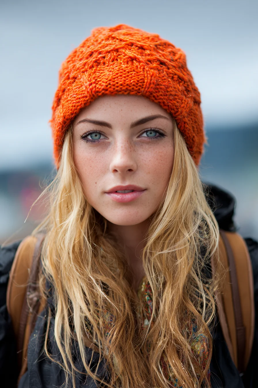 Long Tousled Beach Waves — Hat-Friendly Textured Blonde Style