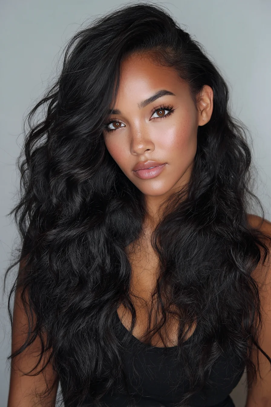 Long Voluminous Beach Waves with Deep Side Part
