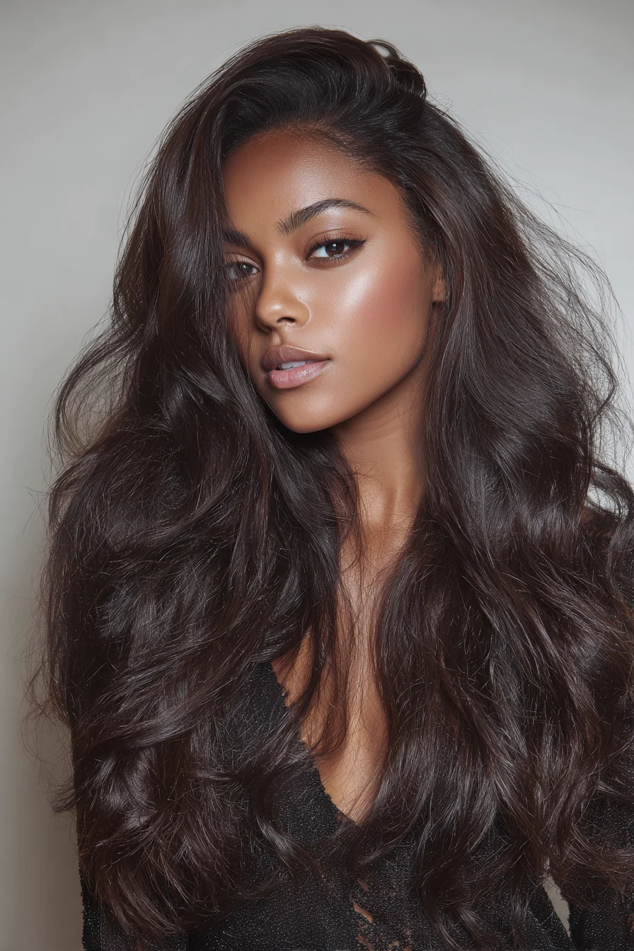 Long Voluminous Layered Blowout with Loose Waves