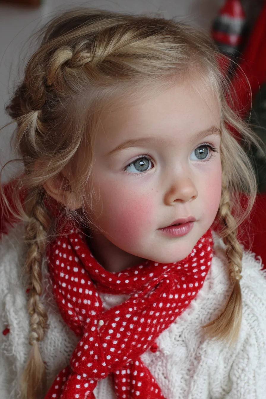 Soft Crown French Braids with Loose Face‑Framing Pieces — Fine to Medium Hair