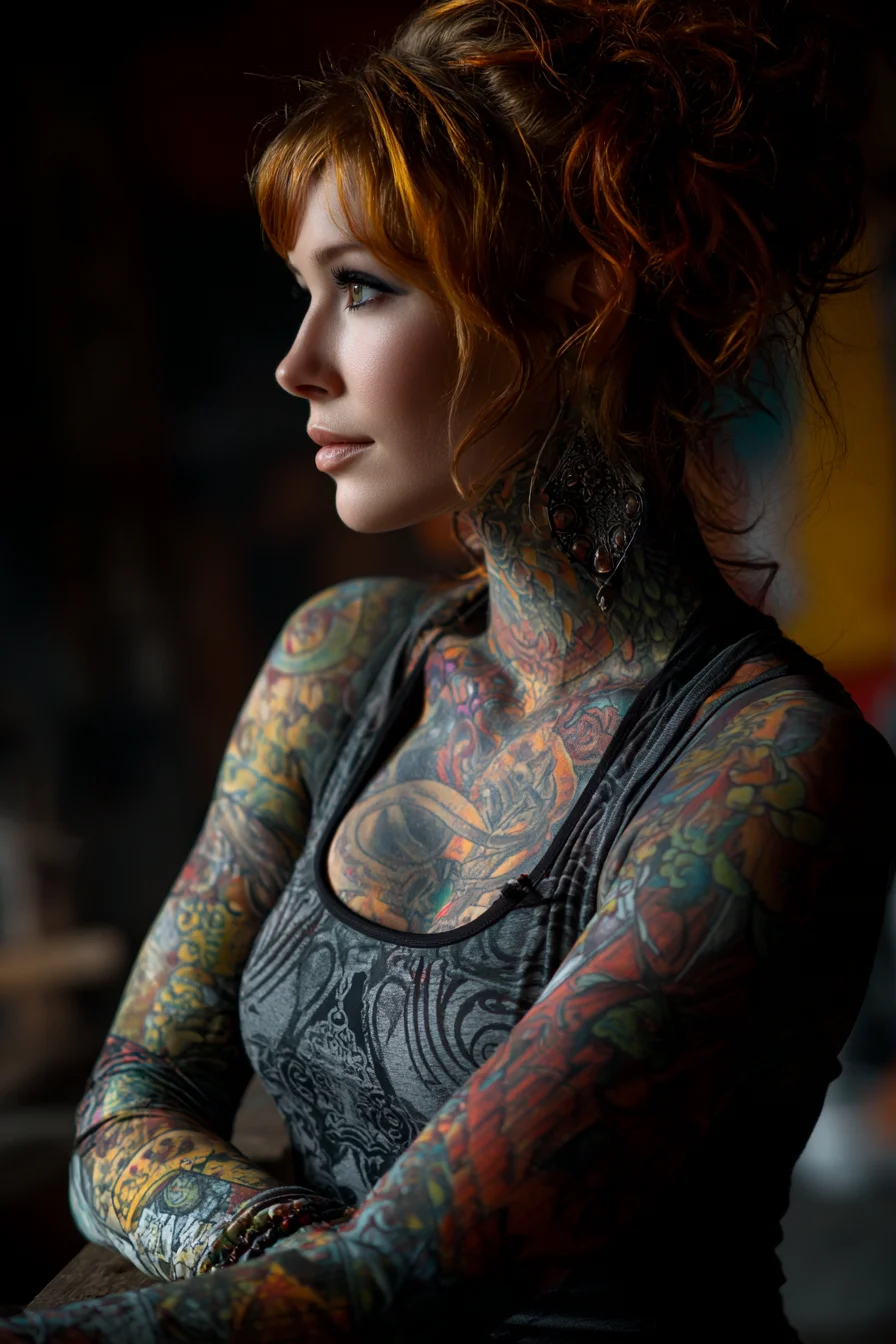 A Living Canvas in Warm Light