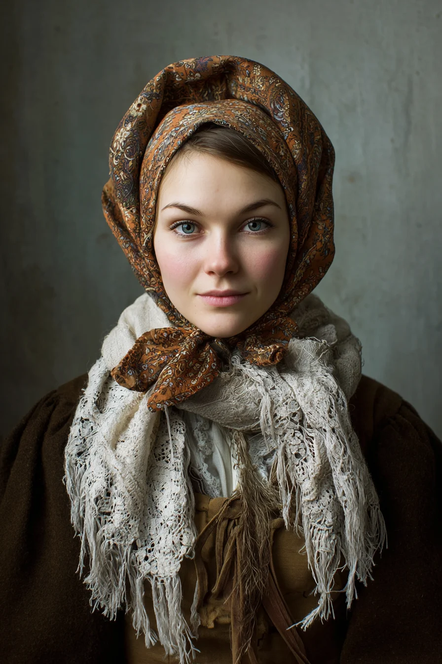 A Portrait in Earth and Lace