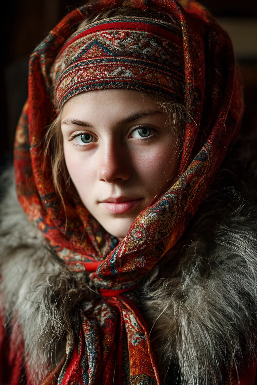 A Portrait in Red and Fur