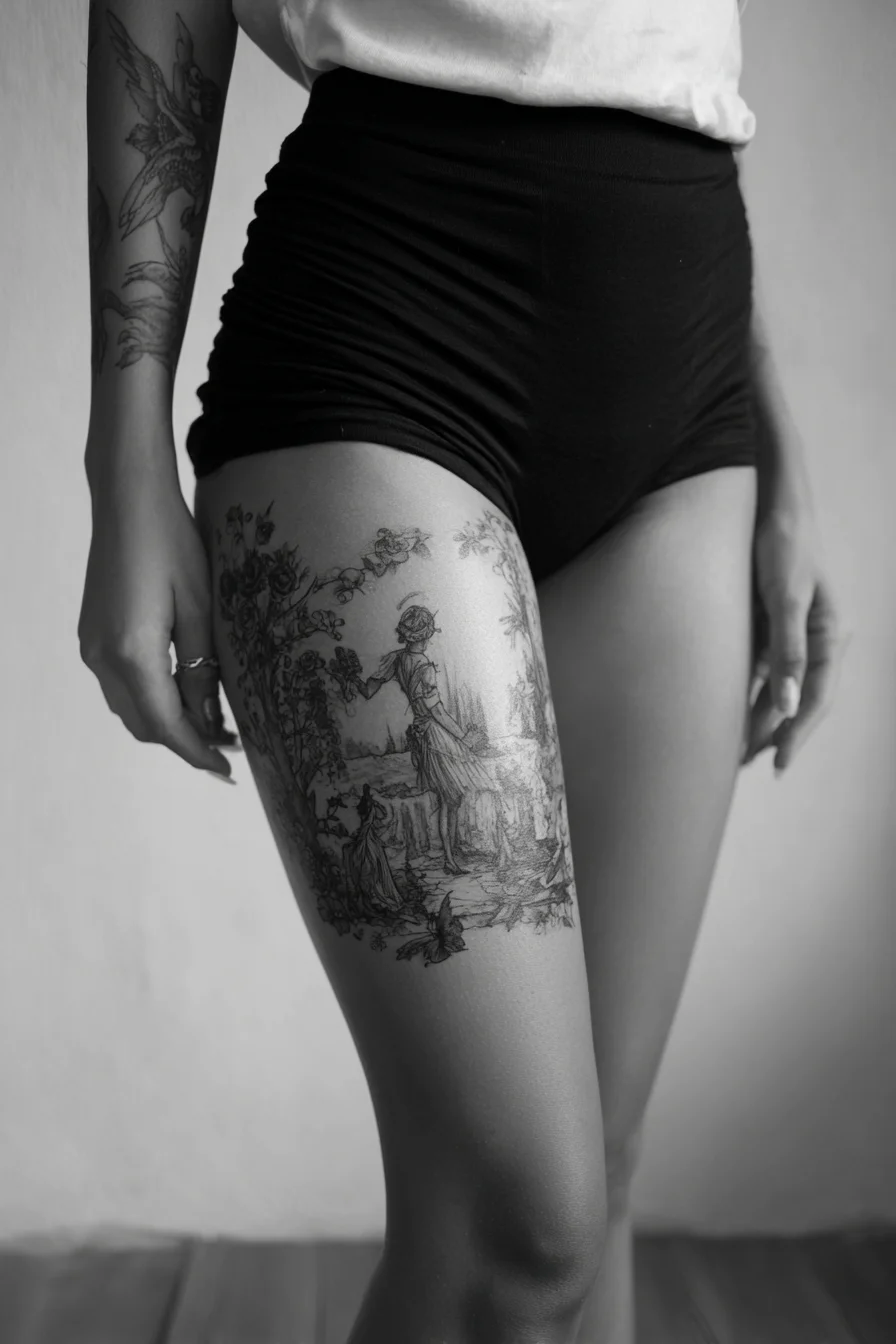 A Scene Etched in Skin