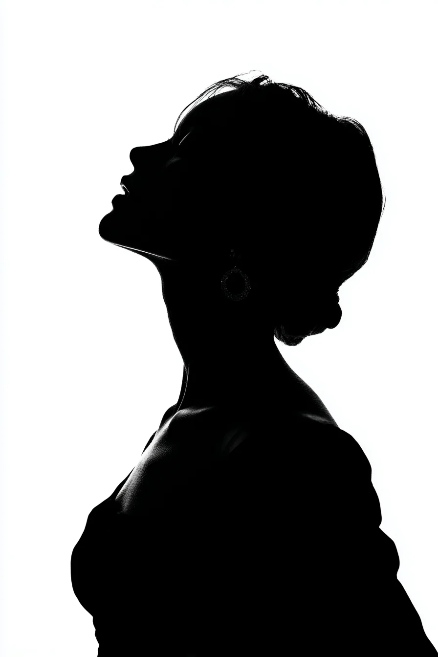 A silhouette lifted toward the light