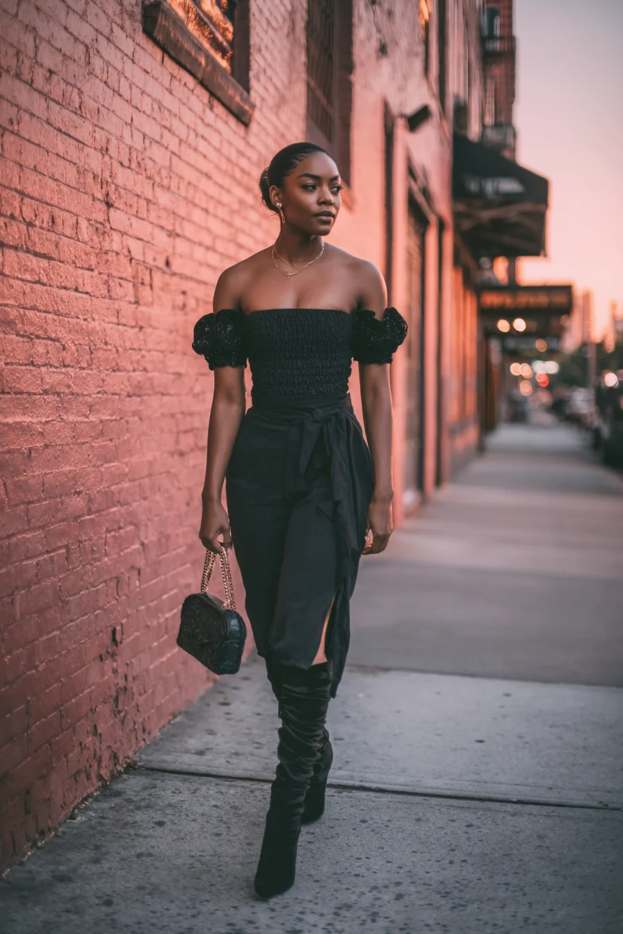 All Black Everything at Golden Hour