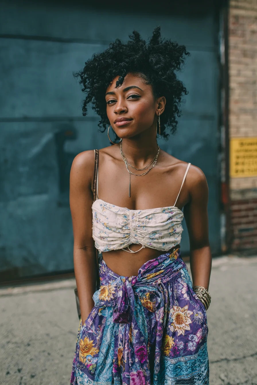 Bohemian Florals on City Streets