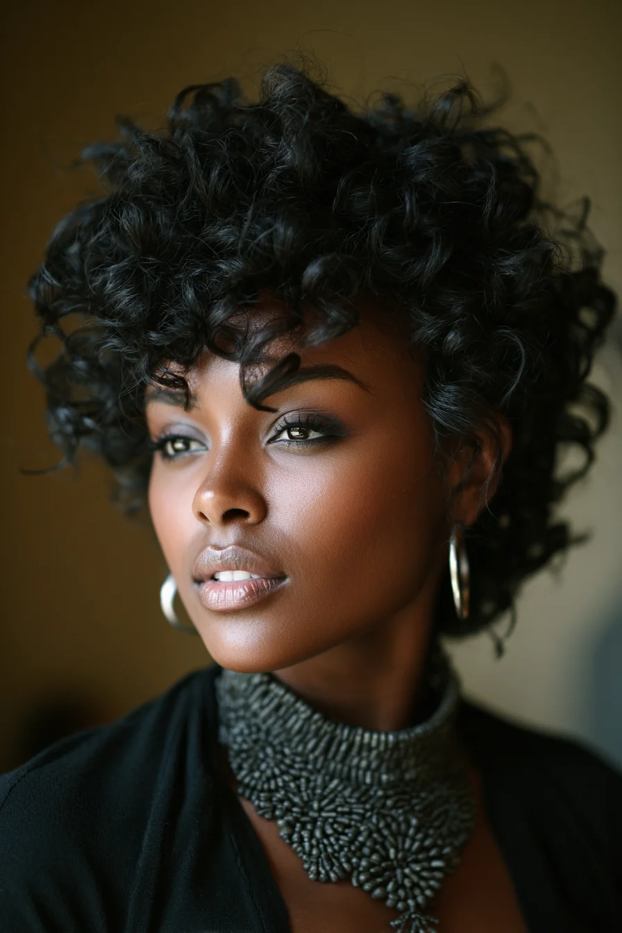 Bold Curls, Effortless Edge