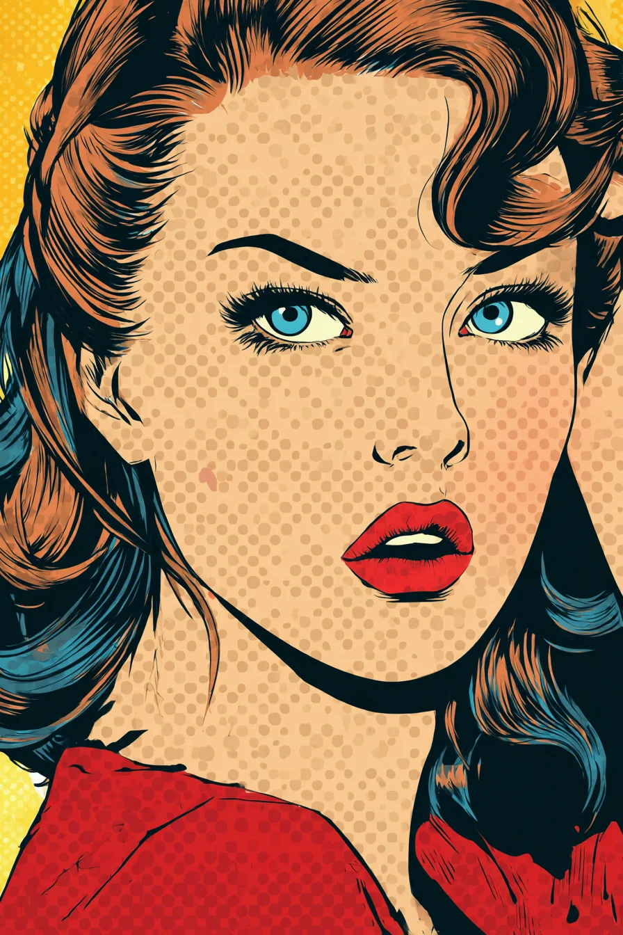 Bold Eyes and Red Lips