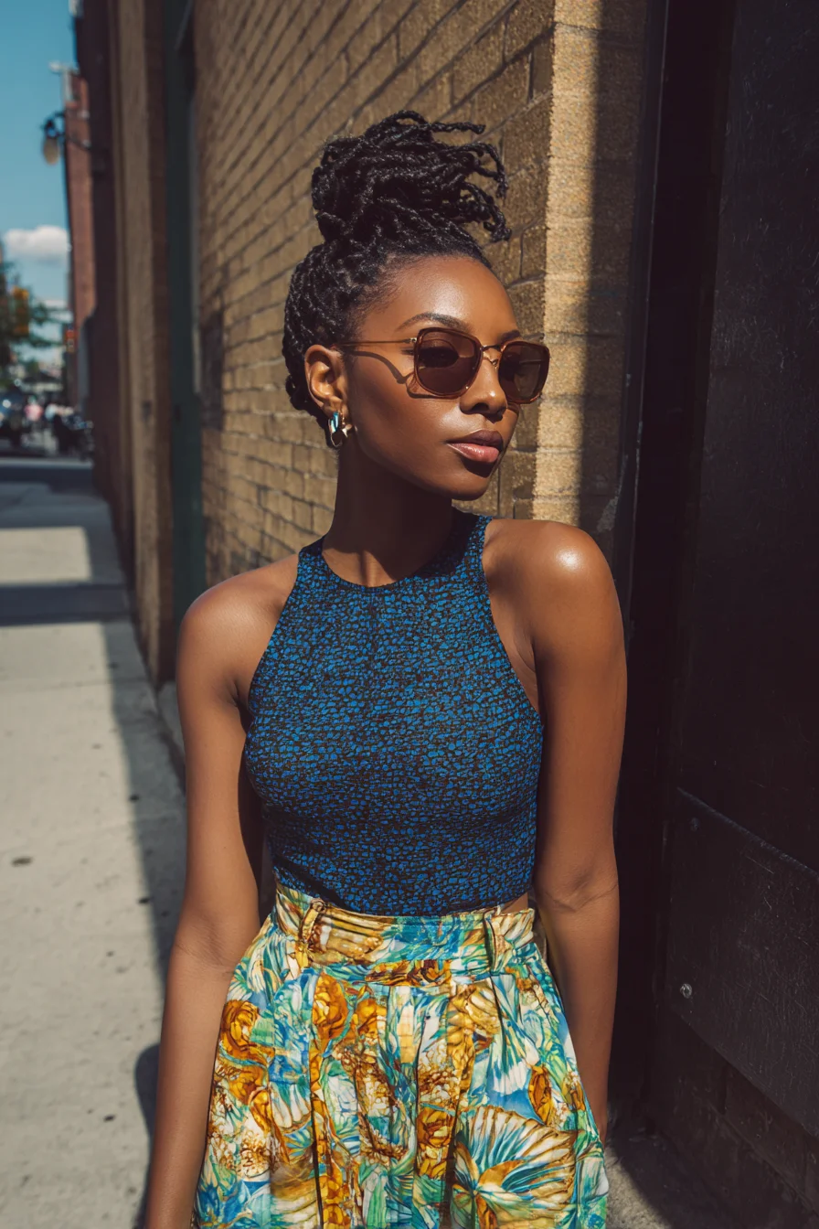 Bold Prints in the City Sun