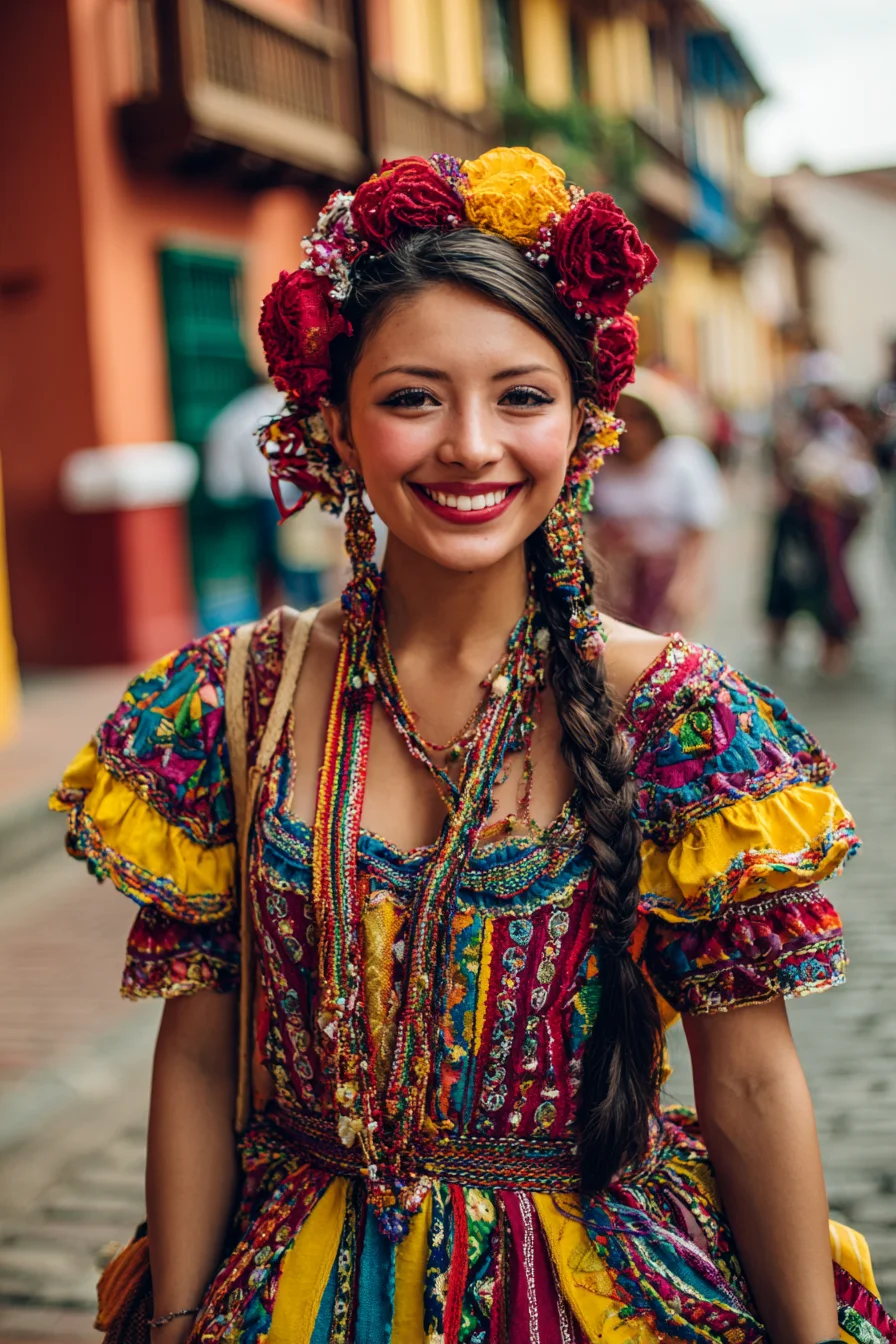 Color and Joy on Cobblestone Streets