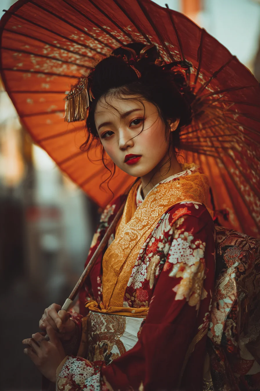 Crimson and Gold in Kyoto