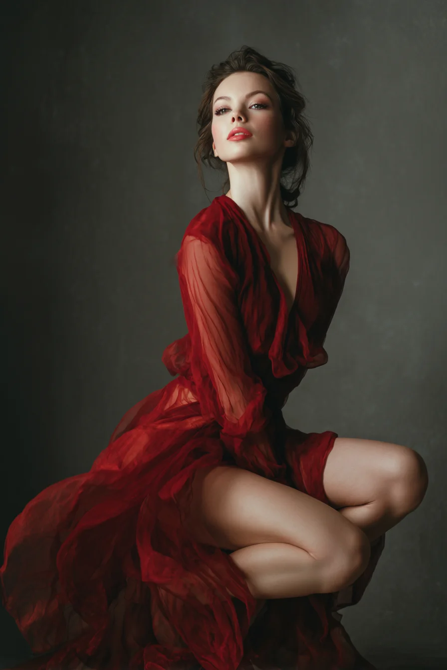 Crimson Silk and Quiet Confidence